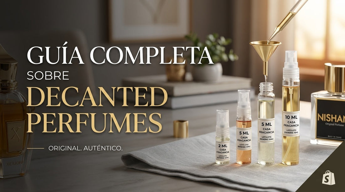 Qué es un decant de perfume (y por qué no es lo mismo que una muestra)