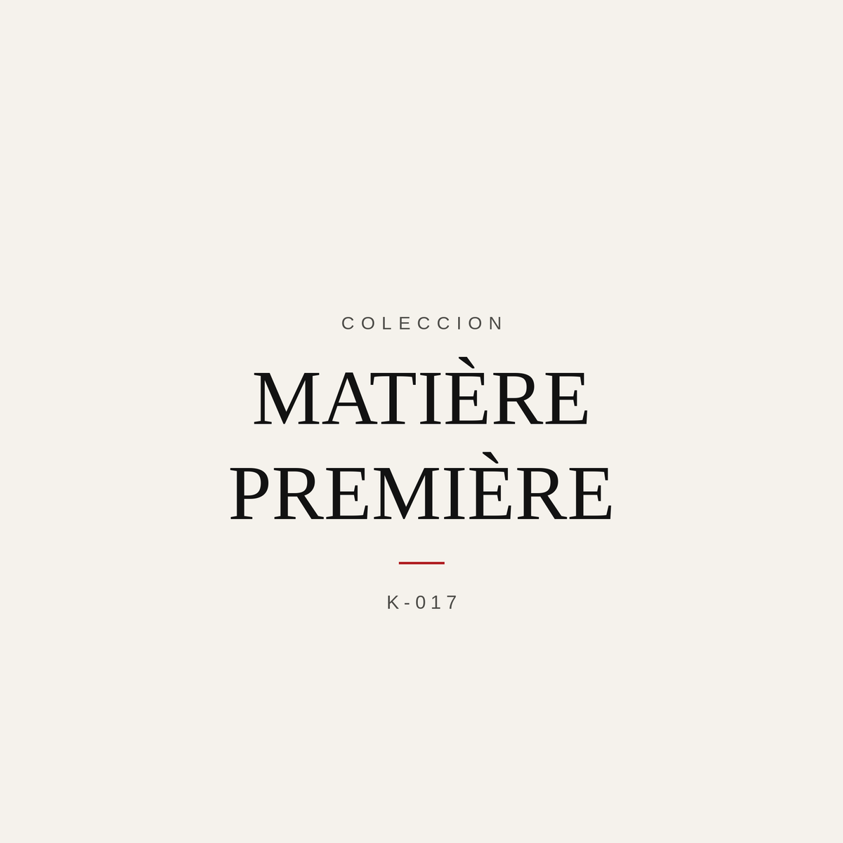 Matière Première